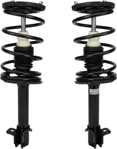 Vista 10 de Detroit Axle - Par de puntales traseros para Hyundai Accent 2000-2005, 2 puntales listos con montaje de resorte helicoidal 2001 2002 2003 2004