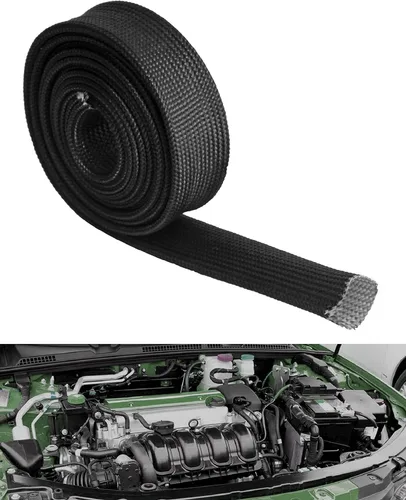 Protector Térmico de Alambre Automotriz Funda Protectora Térmica Protector Térmico para Línea de Combustible Cubierta Protectora de Manguera Auto
