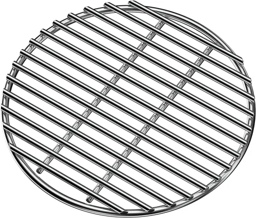 Vista 9 de onlyfire Rejilla de fuego de carbón de alto calor de acero inoxidable para Kamado Joe JR, 7 1/2 pulgadas