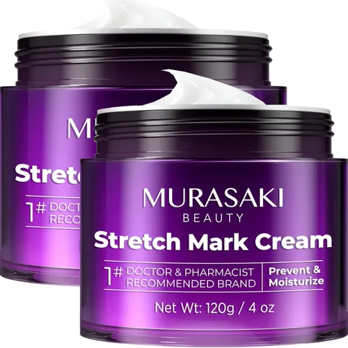 Prevención de crema para estrías para el embarazo - paquete de 2