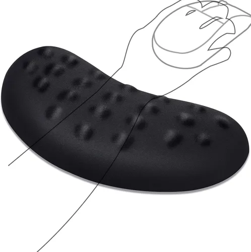 Vista 31 de Gimars Juego Mejorado Ampliado de Almohadilla de Apoyo para Muñeca de Teclado de Espuma Viscoelástica de Gel, Diseño Ergonómico Cómodo