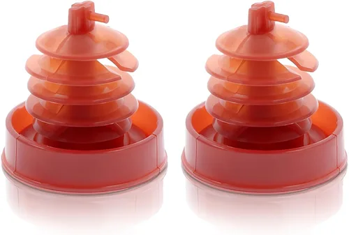 AUTOKAY Bomba de dirección asistida hidráulica, cubierta de tapón de depósito roja para Honda para Acura (paquete de 2)