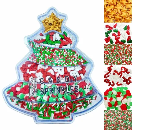 Vista 15 de Sentovac Mini Ojos de Caramelo para Decorar Chispitas Comestibles de Ojos de Caramelo para Halloween Navidad Decoraciones de Cobertura para Mini