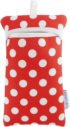 Vista 5 de Tainada Funda de neopreno a prueba de golpes para smartphone con cordón para el cuello y mosquetón para iPhone 15/14, 15/14 Pro Max, 15/14 Plus