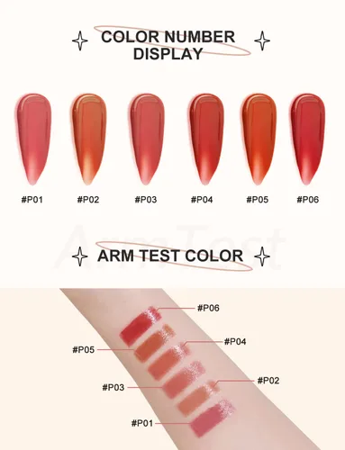 Vista 3 de INTO YOU Brillo de labios, mancha de labios de larga duración, tinte de labios, brillo voluminizador de labios, brillo labial con purpurina, lápiz