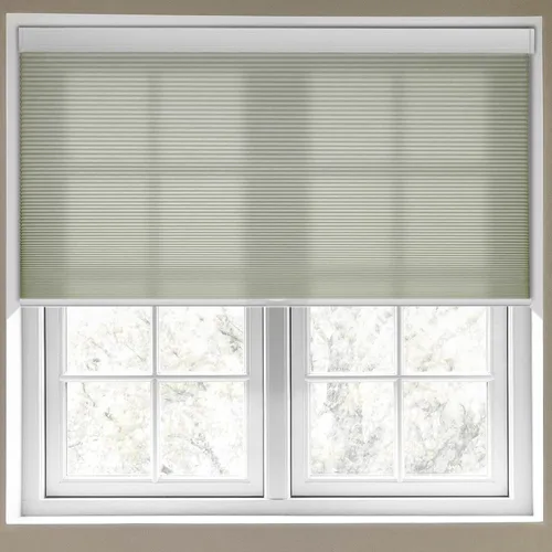 Vista 13 de Persianas celulares opacas con diseño de panal para ventanas, persianas sin cordones con diseño de panal para oscurecer la habitación, persianas