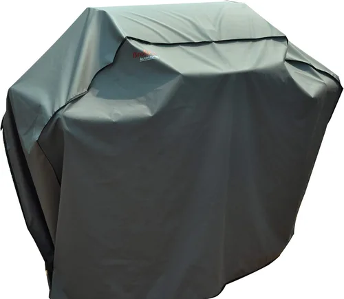 Vista 2 de Cubierta de parrilla de gas resistente al agua de 66 pulgadas para parrilla de gas Weber Char-Broil Coleman, gris