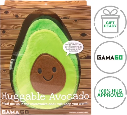 Vista 7 de GAMAGO - Almohadilla de calentamiento de aguacate y almohada para microondas para aliviar calambres, dolores y ansiedad