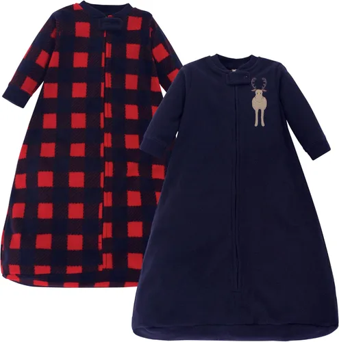 Vista 3 de Hudson Baby - Saco de dormir unisex de manga larga para bebé de forro polar