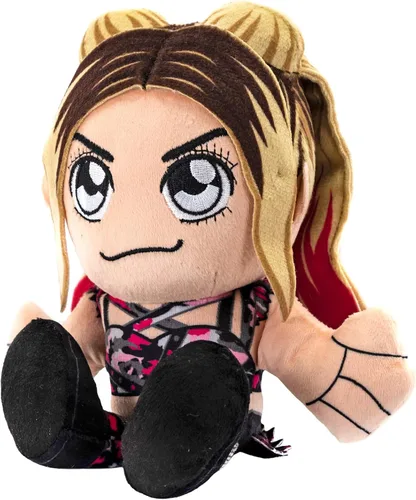 Vista 5 de Bleacher Creatures WWE Alexa Bliss 8 pulgadas Kuricha Sentado Felpa - Juguete suave inspirado en Chibi