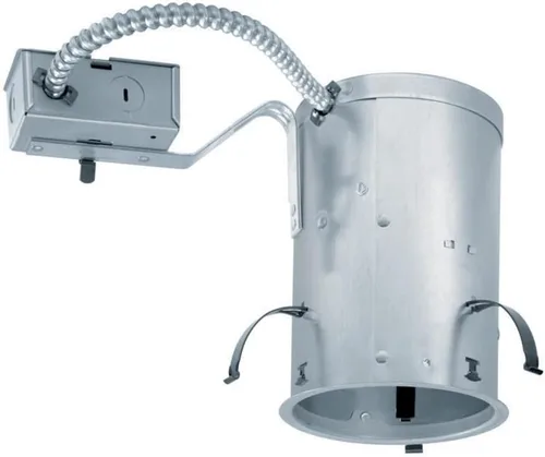 Vista 13 de Juno - Carcasa de luz de techo incandescente de 4 pulgadas para construcción nueva, luz empotrada con clasificación IC con perchas ajustables