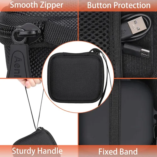 Vista 2 de Aenllosi Funda rígida para auriculares SHOKZ/AfterShokz OpenFit OpenFit con Bluetooth inalámbricos, con cubierta de silicona antiarañazos de cuerpo