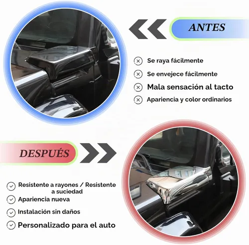 Vista 4 de Cubierta de ventilación de entrada de aire lateral del capó compatible con Hummer H3 2005-2009, decoración de entrada de aire lateral del capó Fibra