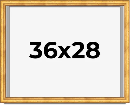 Vista 234 de Caja de sombra de 5 x 5 pulgadas, marco de exhibición biselado de hoja dorada Madera maciza 1.75 pulgadas de profundidad 1.75 pulgadas