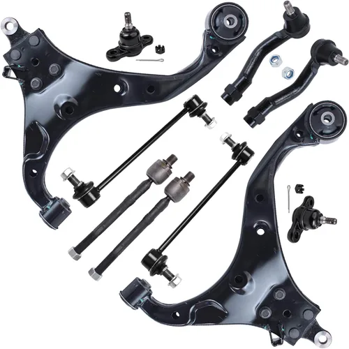 Vista 161 de Detroit Axle - Kit de suspensión frontal de 10 piezas para Dodge Avenger 2008-2014, Chrysler Sebring 2007-2010, 2 brazos de control inferiores, 2