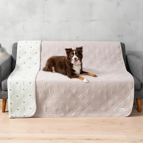 Vista 21 de PetAmi Funda de sofá impermeable para perros, manta impermeable para mascotas, funda reversible para muebles protector de sofá para cama de gato