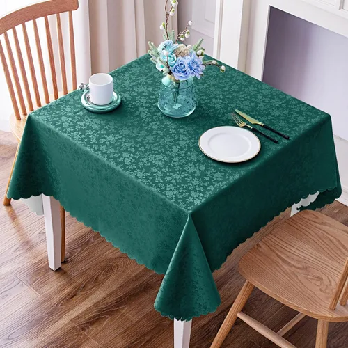 Vista 77 de Smiry Mantel Rectangular, Manteles de Vinilo Impermeables de Servicio Pesado, Cubierta de Mesa Limpiable y Lavable para Cocina y Comedor