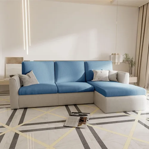 Vista 57 de EFELIM Funda de cojín seccional de 4 piezas para sofá en forma de L, funda elástica para sofá de 1, 2, 3 asientos, funda antideslizante para sofá