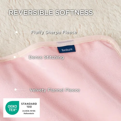 Vista 49 de Bedsure - Mantas impermeables para perros pequeños - Manta de felpa de sherpa con impresión suave lavable para perros y gatos, protector de muebles