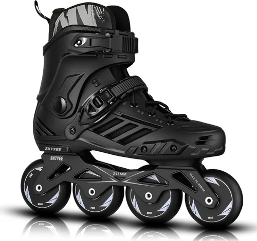 Professional Inline Skates for Women Men, High Performance Roller Skates Blades Adult Male, Comfortable breathabl Speed Racing Skates with Washable