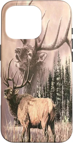 Vista 20 de Funda para iPhone 16 American Elk Hunter Dad Case Camo Deer Elk Buck