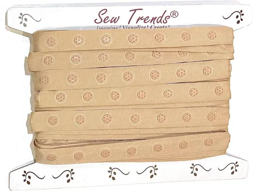 Vista 14 de 2 yardas de plástico con botón a presión de cinta de poliéster gancho y ojal con cremallera Popper Press Stud Fastener-Baby Blue