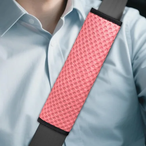 Vista 12 de 2 fundas para cinturón de seguridad de automóvil, almohadillas suaves para cinturón de seguridad, fundas para el cuello, protector de correa