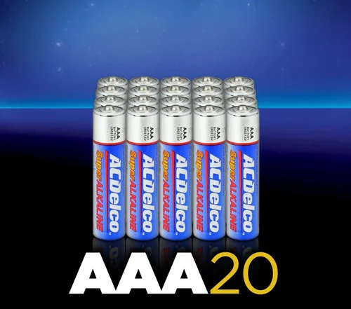 Vista 6 de ACDelco - Paquete de 20 pilas AA y AAA, superalcalinas, 10 años de vida útil
