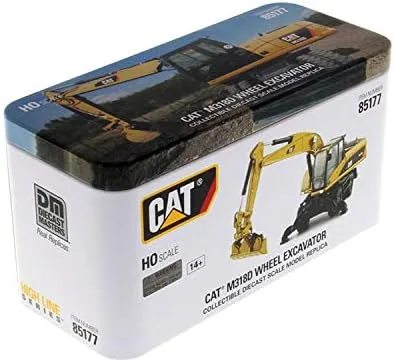 Vista 7 de Para CAT M318D Rueda Excavadora Estaño Caja Versión 1/87 DIECAST Modelo CAR Truck