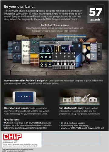 Vista 2 de MAGIX Samplitude Music Studio 2016 [Descargar]