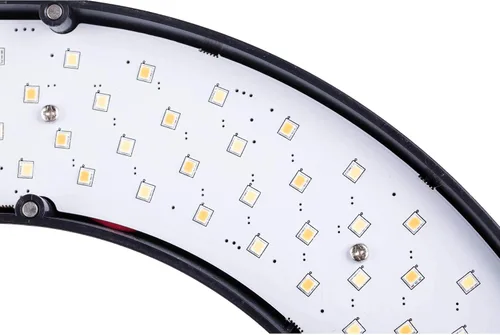 Vista 7 de Dracast Halo Bi-Color LED180 Kit de luz LED de anillo de video regulable de 18 pulgadas Bicolor 3200K-5600K Control remoto Iluminación