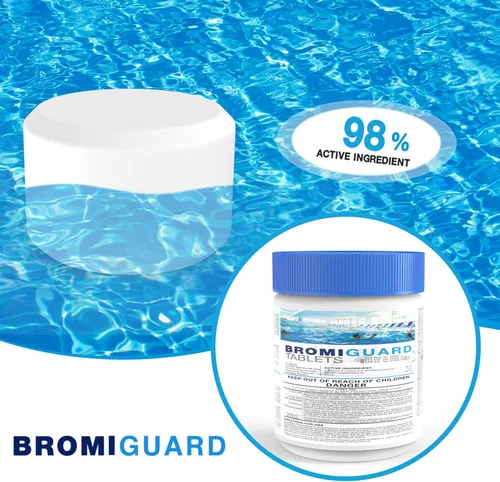 Vista 3 de Tabletas de Bromo para SPA Bañera de Hidromasaje 1lb 4lb 6lb Tabletas de 1 Pulgada Tabletas Bromantes Potenciador Elimina Bacterias Algas Sensación