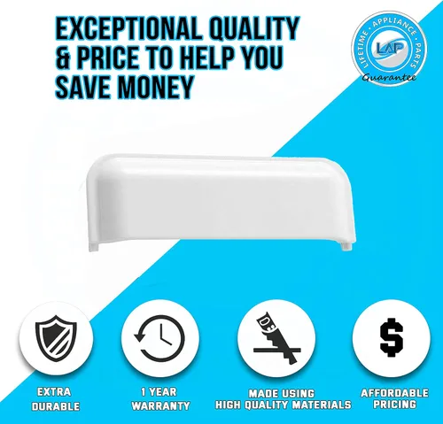 Vista 5 de Manija de puerta para secadora Whirlpool W10861225