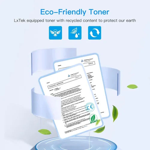 Vista 4 de LxTek Cartucho de tóner de repuesto compatible para Dell E310 E310dw E514 E515 P7RMX PVTHG 593-BBKD compatible con impresoras Dell Wireless