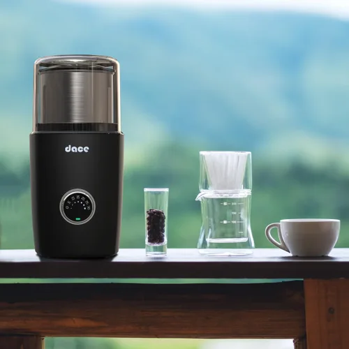Vista 3 de Dace Molinillo inalámbrico de café seco y especias con perilla de sincronización y cuenco de molienda extraíble Molinillo de especias de café