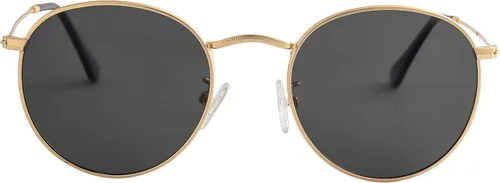 Kursan Gafas de sol polarizadas de metal redondas pequeñas para hombres y mujeres, lentes espejadas, gafas de sol clásicas circulares