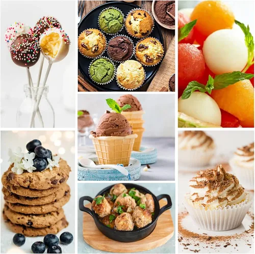 Vista 8 de Cuchara de Helado y Galletas de Acero Inoxidable - Capacidad de 5.3Tbsp/80ml/2.7oz, Liberación con Gatillo