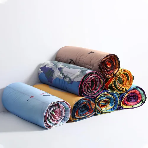 Vista 5 de APSMILE Manta de plumón para exteriores Manta de campamento extra cálida e hinchada Resistente al agua, ligera, colcha plegable para campamento