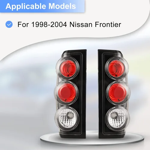 Vista 2 de ROXX Luz Trasera de Reemplazo Compatible con Nissan Frontier 1998 1999 2000 2001 2002 2003 2004 Cubierta de Luz Trasera del Lado del Conductor