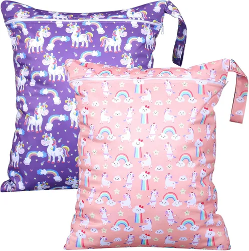 Vista 22 de Shappy 2 piezas de bolsa grande de lavandería para viajes, lavable, impermeable, para ropa sucia húmeda y seca, para baño y ejercicio (negro sólido)