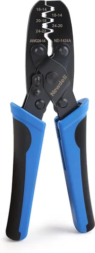 Vista 11 de Newdeli Kit de herramientas de prensado de alambre, 7 piezas, alicates de crimpado de alambre de trinquete para conectores termorretráctiles