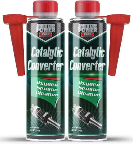 2 latas de limpiador de convertidor catalítico, limpiador de sensor de oxígeno, pasa emisiones, SMOG, aditivo de combustible, limpiador de cámara de