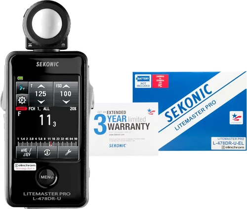 Vista 5 de Sekonic L-478DR-U-EL Lightmeter para Elinchrom con garantía exclusiva de 3 años