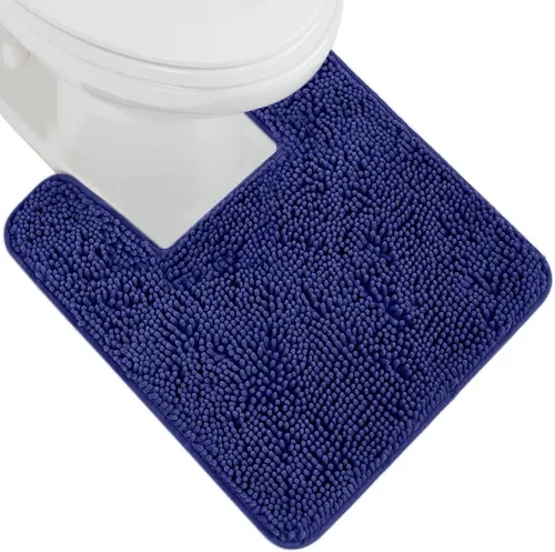 Vista 58 de Gorilla Grip - Tapete de baño de felpilla gruesa, suave y absorbente, secado rápido, de microfibra, con reverso de caucho, para piso de ducha, Negro