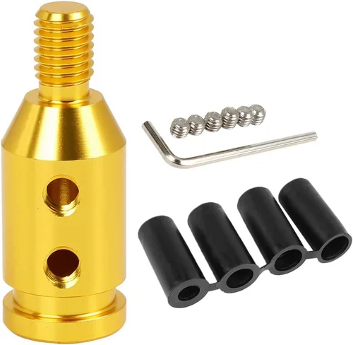 Vista 9 de X AUTOHAUX M10 X 1.5 - Adaptador universal de pomo de cambio de marchas para coche, color negro, para palanca de cambios sin rosca