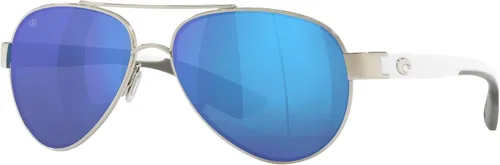 Costa Del Mar Polarized Sunglasses Womens - Loreto Aviator Designer Sunglasses for Women with 100% UV Protection Size 56 580G