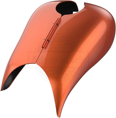 Vista 243 de Fundas de tanque estiradas para whisky ámbar con consola de tablero para Harley Touring Street Glide Road Glide 2014 2015 2016 2017 2018 2019 2020