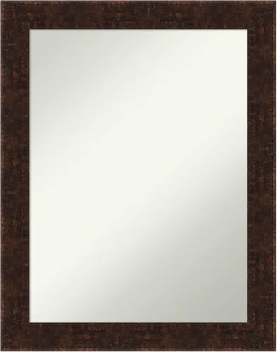 Vista 14 de Amanti Art Espejo de pared de bronce de 27 x 33 pulgadas, espejo rectangular de baño para decoración de pared de sala de estar, marco tradicional