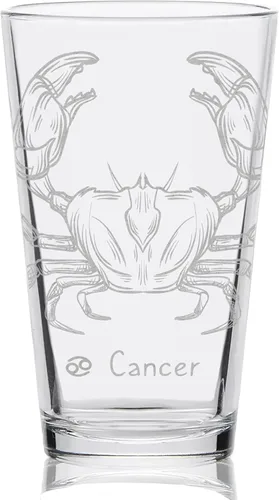Vista 5 de AQUARIUS ZODIAC - Vaso de pinta grabado Gran idea de regalo místico de horóscopo astrología!