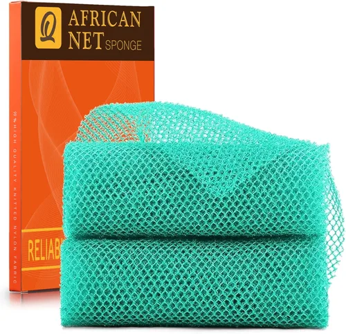Vista 24 de UJFQBH 3 Piezas Esponja de Baño Africana Esponja de Red Africana de Red Larga Esponja de Baño Exfoliante Cepillo de Cuerpo para Ducha Cepillo